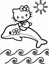 Kitty Hello Coloring Flipper Play Wecoloringpage sketch template