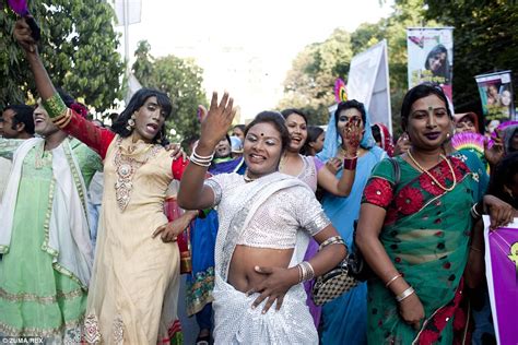 transgender bangladeshis known as hijras hold dhaka s