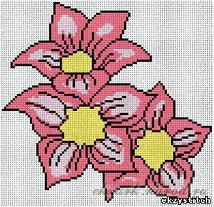 plastic canvas flower patterns yahoo search results cross