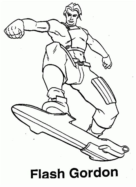 flash gordon coloring pages coloring home