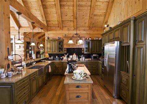 large kitchen  wooden floors  walls