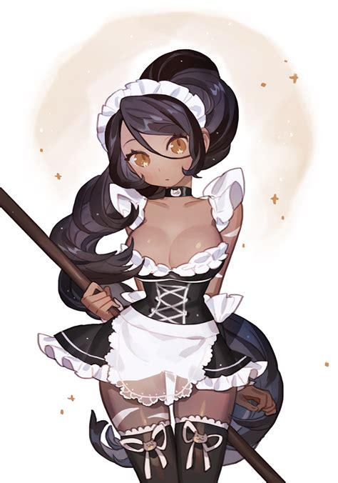 nidalee and french maid nidalee league of legends drawn by gwayo