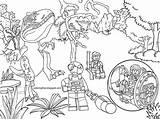Jurassic Dinosaurs Lego Coloring Pages Park Printable Colouring Color Kids Prehistoric Drawing Genetically Rica Engineered Visually Engaging Futuristic Paleontology Costa sketch template