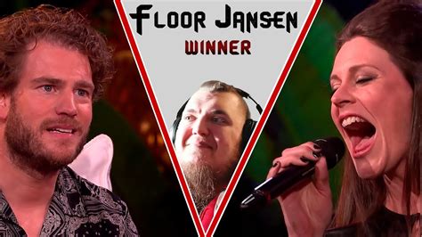 floor jansen winner reaction      beste zangers  youtube