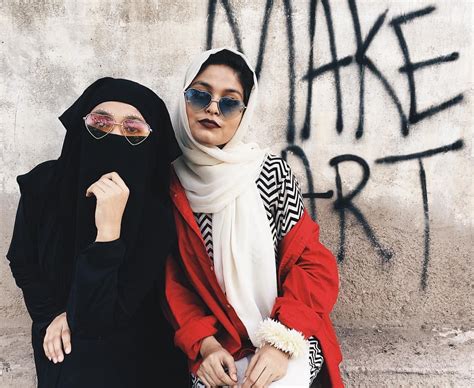 “welcome to the covered women club” muslim women fashion heart shaped sunglasses hijab