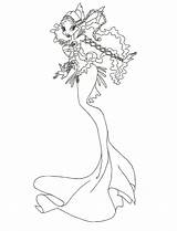 Coloring Winx Mermaid Pages Club Layla Deviantart Tynix Musa Sparad Från sketch template