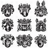 Heraldic Medieval Emblems Clipground Webstockreview sketch template