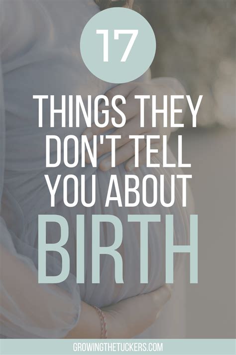 things they don t tell you about giving birth mom advice motherhood
