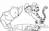 Coloring Pooh Puddle Pages Winnie Tigger Water Tiger Reflection Printable Color Cartoons Christmas Looking Designlooter 311px 455px 16kb 2kb sketch template