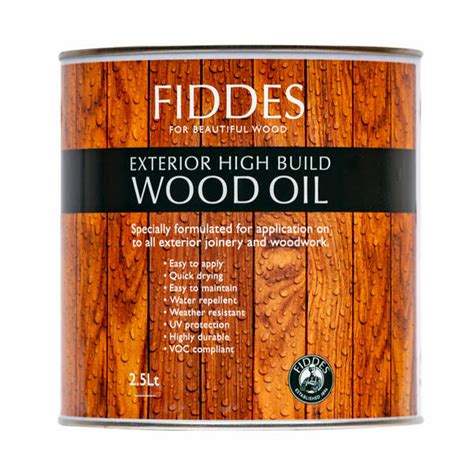fiddes exterior high build wood oil wood finishes direct