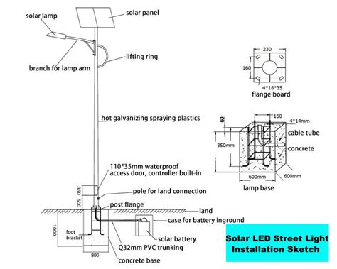 solar street lamp  outdoor roadway lighting system bingsolar power