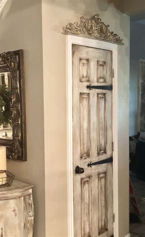 panel door makeover farmhouse rustic painted interior doors  panel door makeover