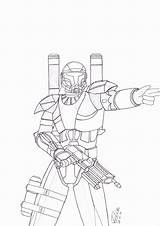 Star Clone Wars Coloring Trooper Pages Arc Drawing Commander Bly Printable Color Getcolorings Rep Deviantart Paintingvalley Print Template sketch template