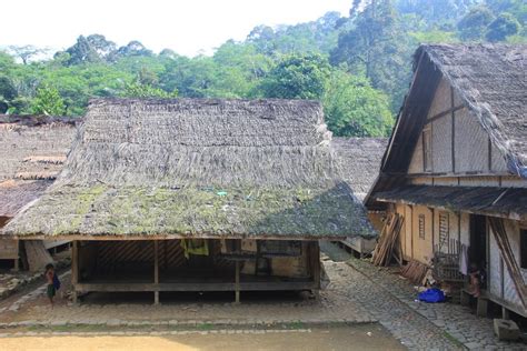 rumah berkonsep aturan adat khas suku baduy indonesia kaya