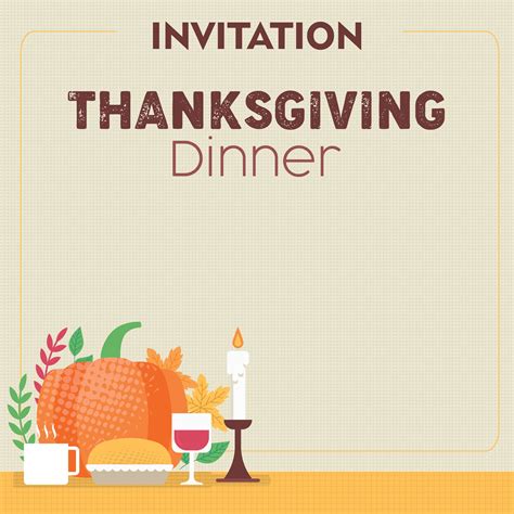 thanksgiving invitation templates    printables printablee