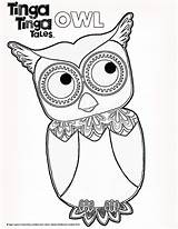 Tinga Tales Colouring Pages Owl Coloring Owls Template Printable Animals Bbc Sheets Printables Cbeebies Sheet Trending Days Last Sketch Choose sketch template