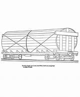 Train Coloring Pages Freight Car Csx Trains Diesel Template Tanker Vinegar Railroad Different sketch template