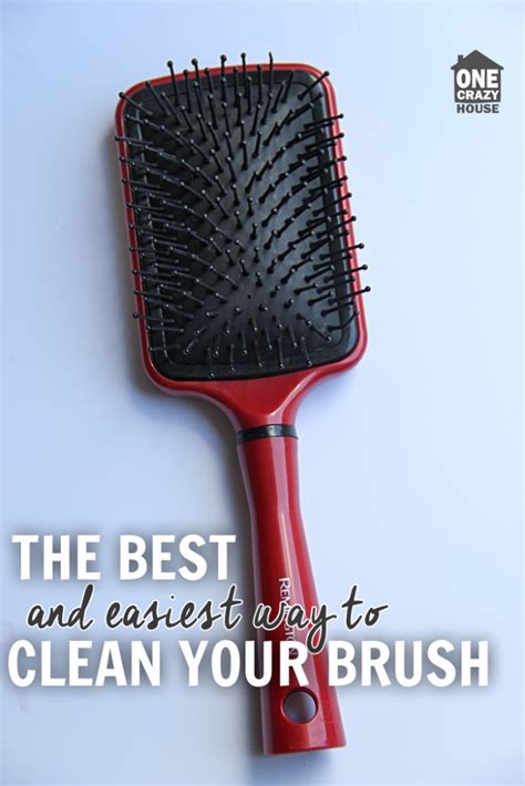 och brush hair brush clean hairbrush clean hair
