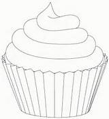 Cupcake Coloring Clipart Cupcakes Template Drawing Birdscards Pages Outline Digital Stamps Sweety Hey Templates Cake Clipground Color  Ice Birthday sketch template