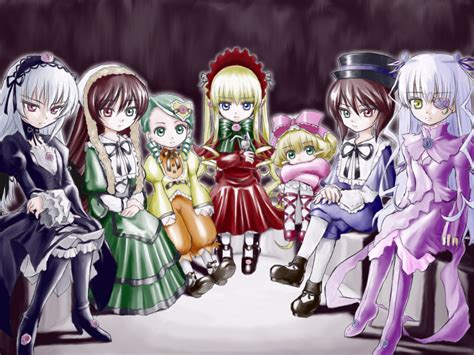 barasuishou group hina ichigo kanaria rozen maiden shinku souseiseki