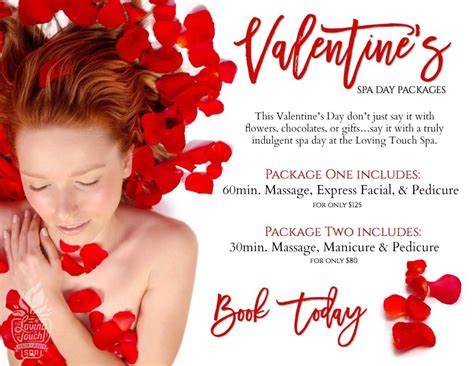 valentines spa packages sugaring  love