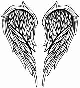 Wings Angel Drawing Tattoo Coloring Transparent Heart Feather Choose Board Beautiful sketch template