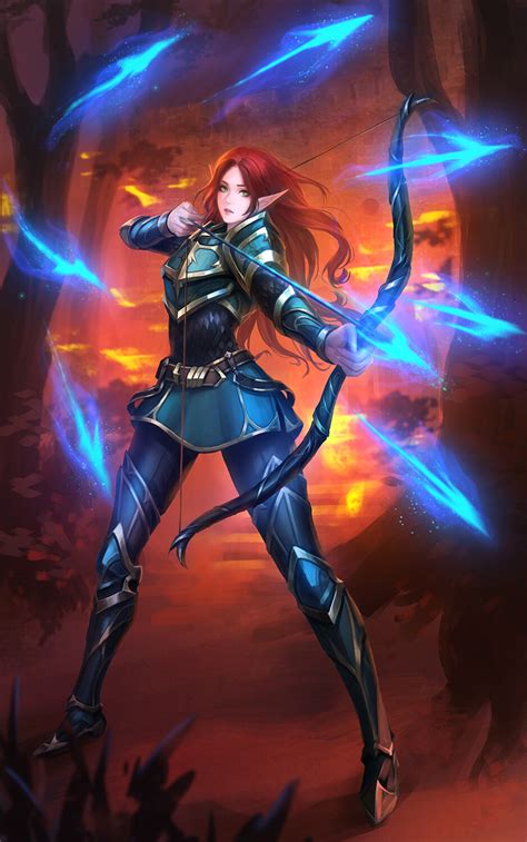 artstation mortal gods vu nguyen fantasy female warrior character