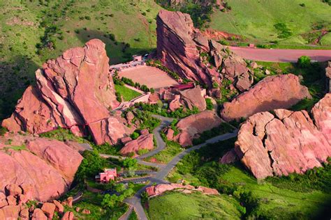 red rocks amphitheater  morrison colorado colorado travel red