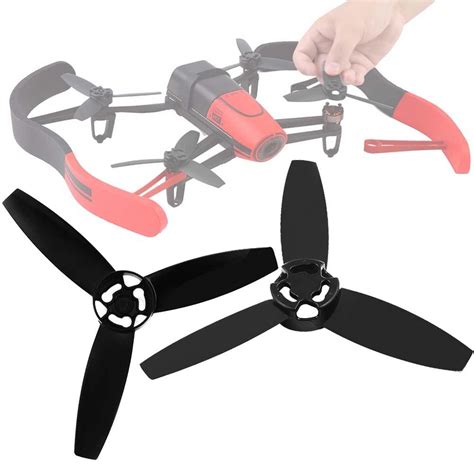 propellers main blades rotors props parts  parrot bebop drone  black rc  parts