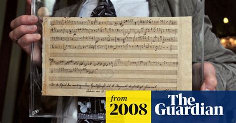 Unknown Mozart Score Discovered In French Library Classical Music