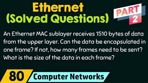 ethernet solved questions part 1 youtube gambaran