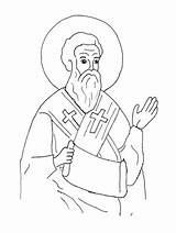 Ignatius Antioch Saint St Coloring Loyola Pages sketch template