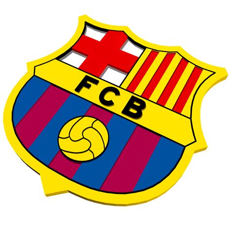 fc barcelona logo  models  sports equipment dexport