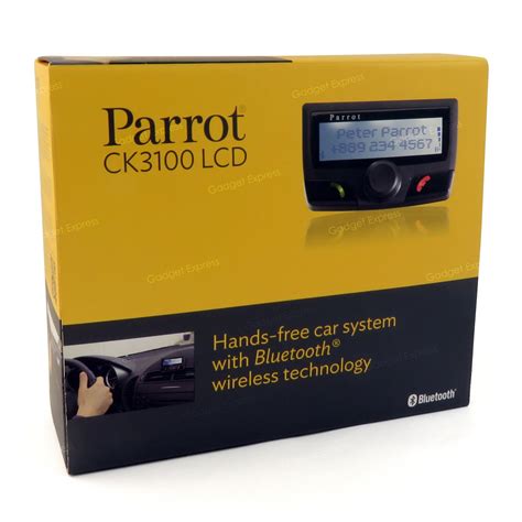 originale parrot ck lcd wireless kit vivavoce bluetooth  auto ebay