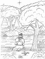 Nephi His Prophet Prays People Coloring Pages Robin Great sketch template