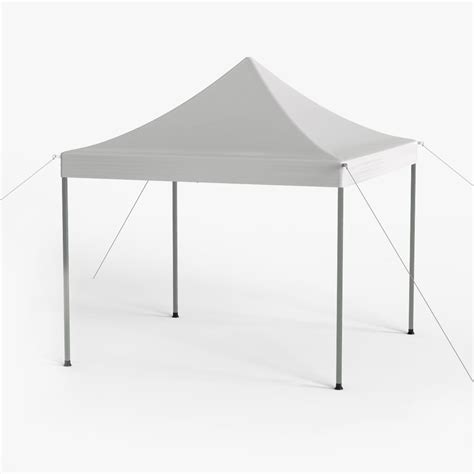 white canopy tent gazebo turbosquid