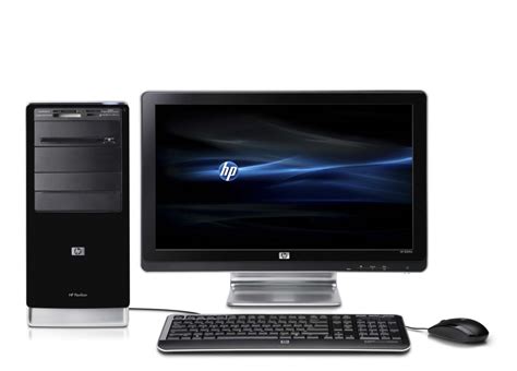 amazoncom hp pavilion af desktop pc black desktop computers