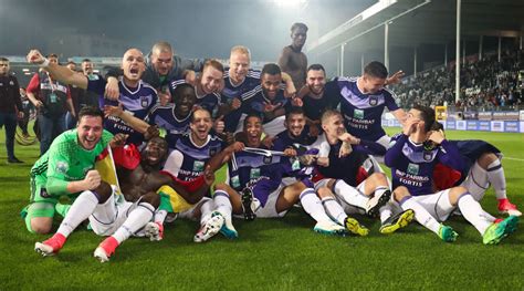 anderlecht wins record  belgian league title sports illustrated