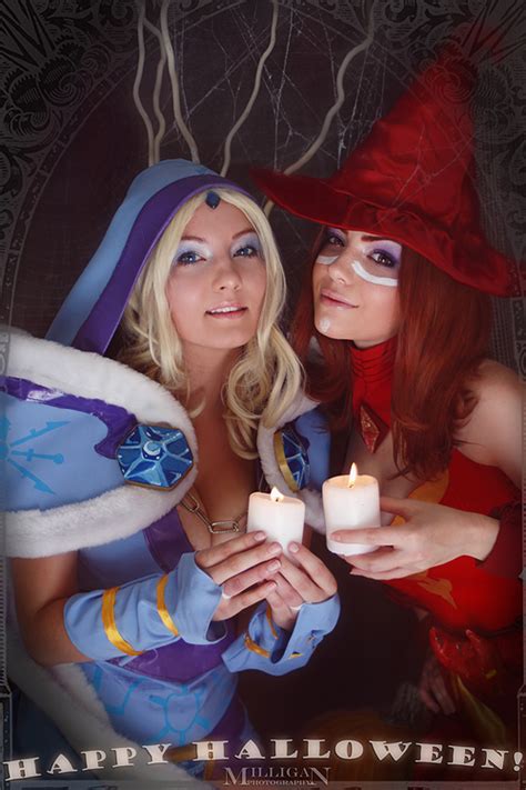 Crystal Maiden And Lina Dota 2 Cosplaygirls