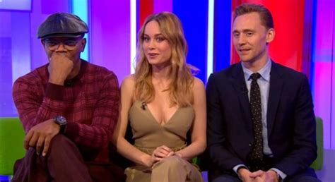 brie larson s boobs were the talking point of the one show metro news
