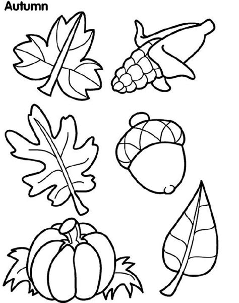 crayola autumn leaves coloring page  tons  fall