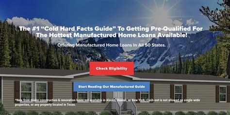 manufactured home loan guide lender nationwide programs