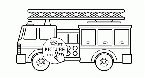 beautiful fire truck coloring page  kids transportation coloring