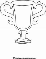 Trophy Prize Medals Trophies Ribbons Draw sketch template