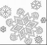 Coloring Pages Snowy Flake Snow Getcolorings Getdrawings sketch template