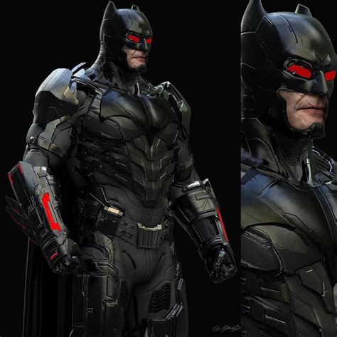concept art   batman suit  jerad marantz
