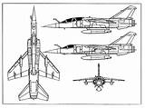 Mirage Dassault F1 sketch template