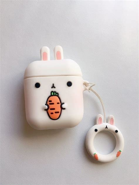 kawaii bunny airpod case cute ipod cases iphone cases earbuds case headphones earphone case