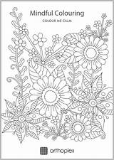 Colouring Mindful Downloadable sketch template