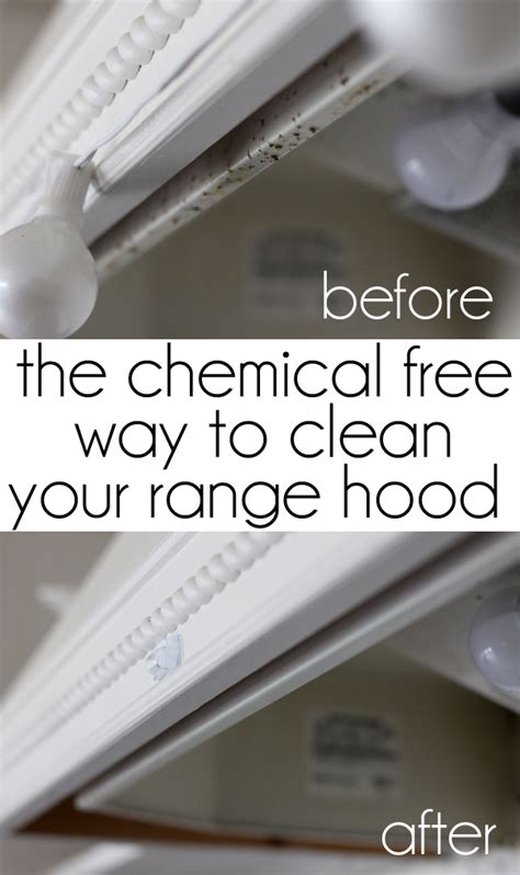 clean  range hood  chemicals